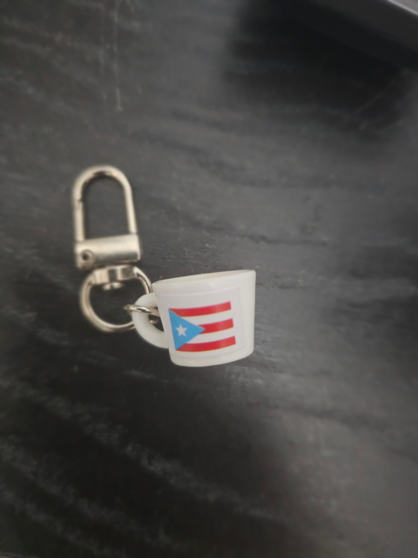Llavero Tacita de Café – Puerto Rico 🇵🇷